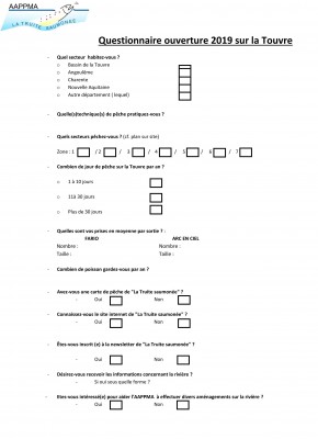 questionnaire ouverture recto