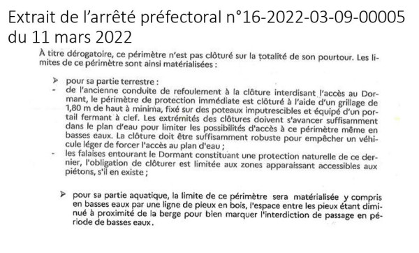 extrait arrete prefectoral